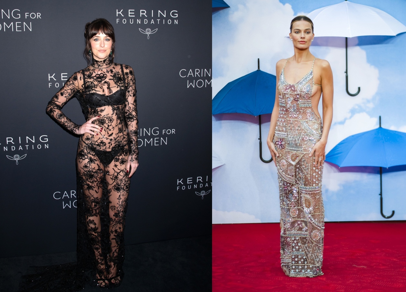 Margot Robbie i Dakota Johnson naked dress, Marie Claire Hrvatska