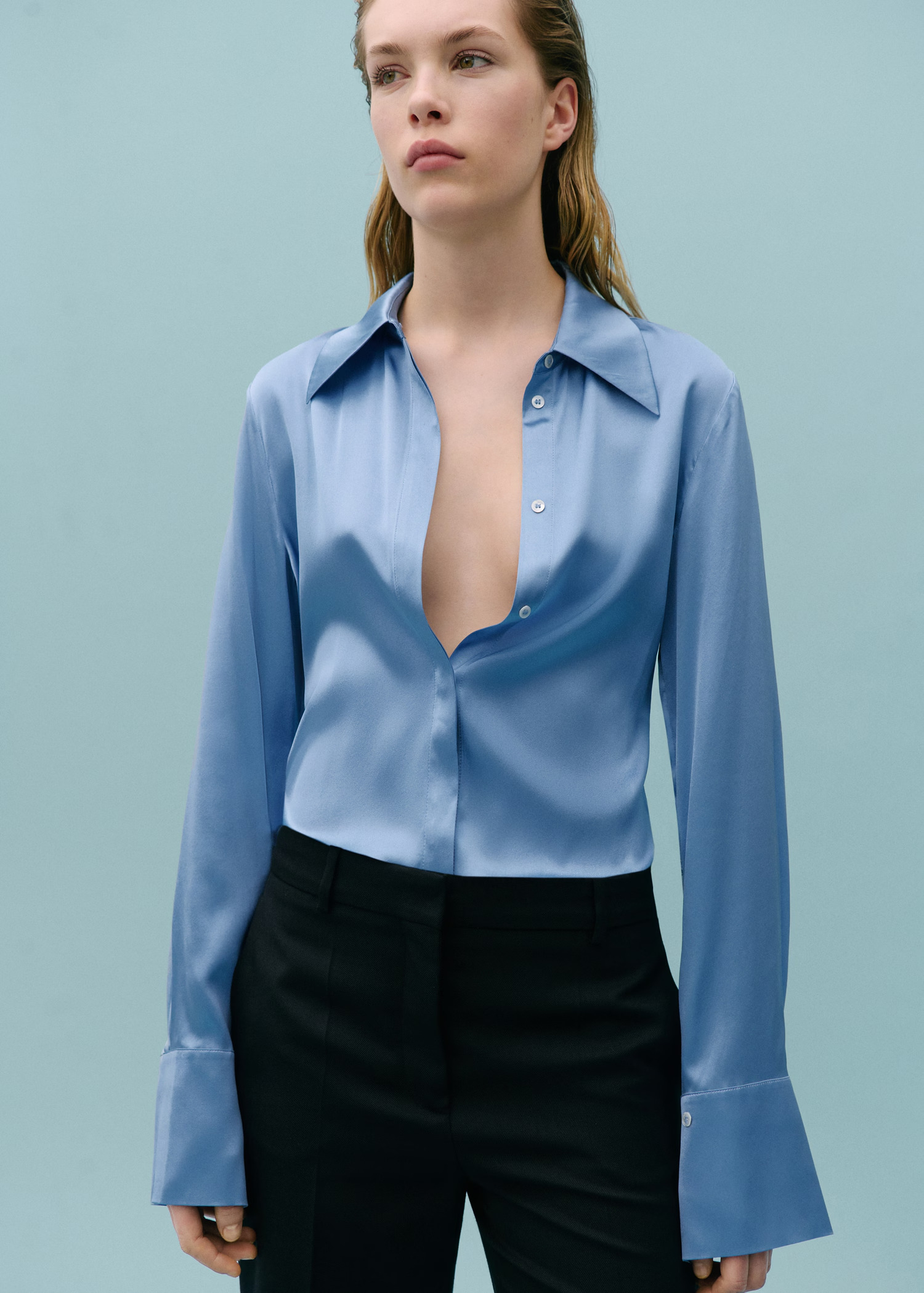 satenska košulja hailey bieber marie claire hrvatska