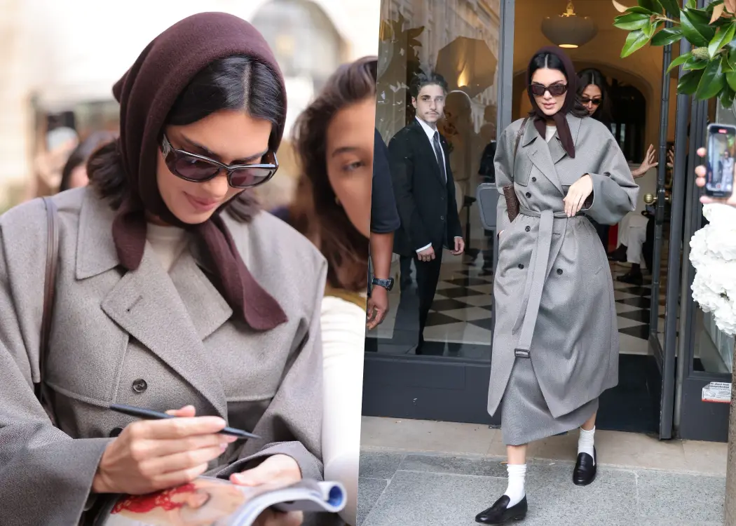 jesenski look Kendall Jenner iz Pariza