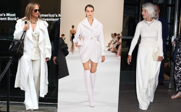 Bijeli outfit panetone marie claire hrvatska Cloud Dancer