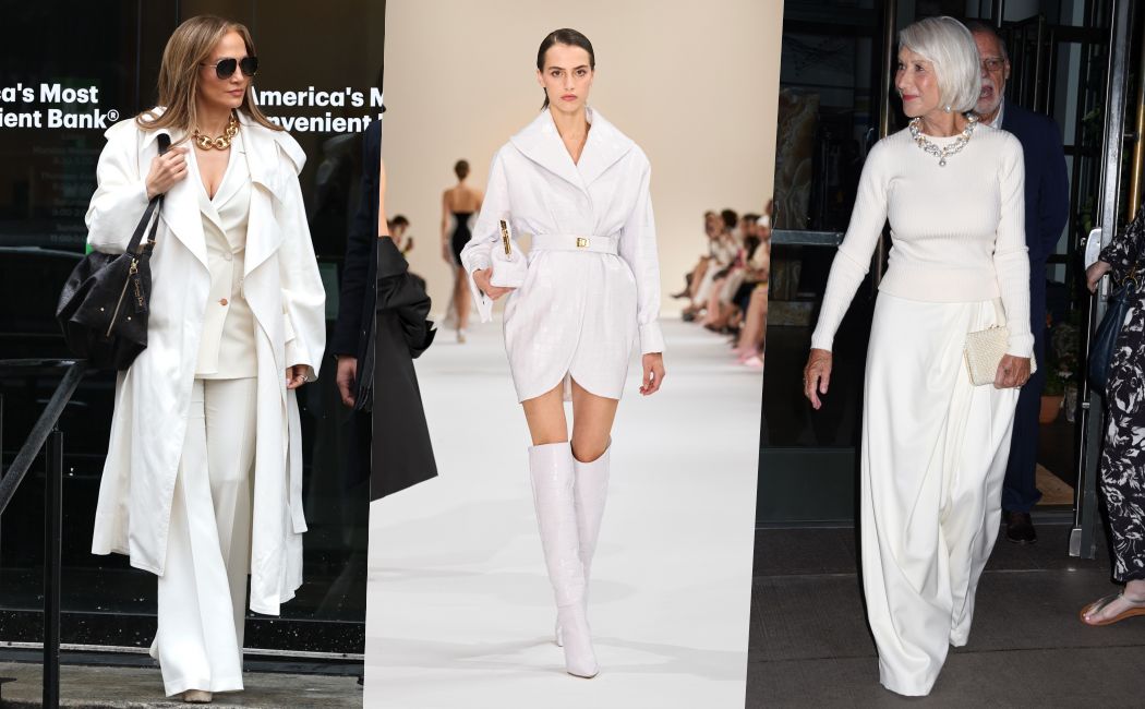 Bijeli outfit panetone marie claire hrvatska Cloud Dancer