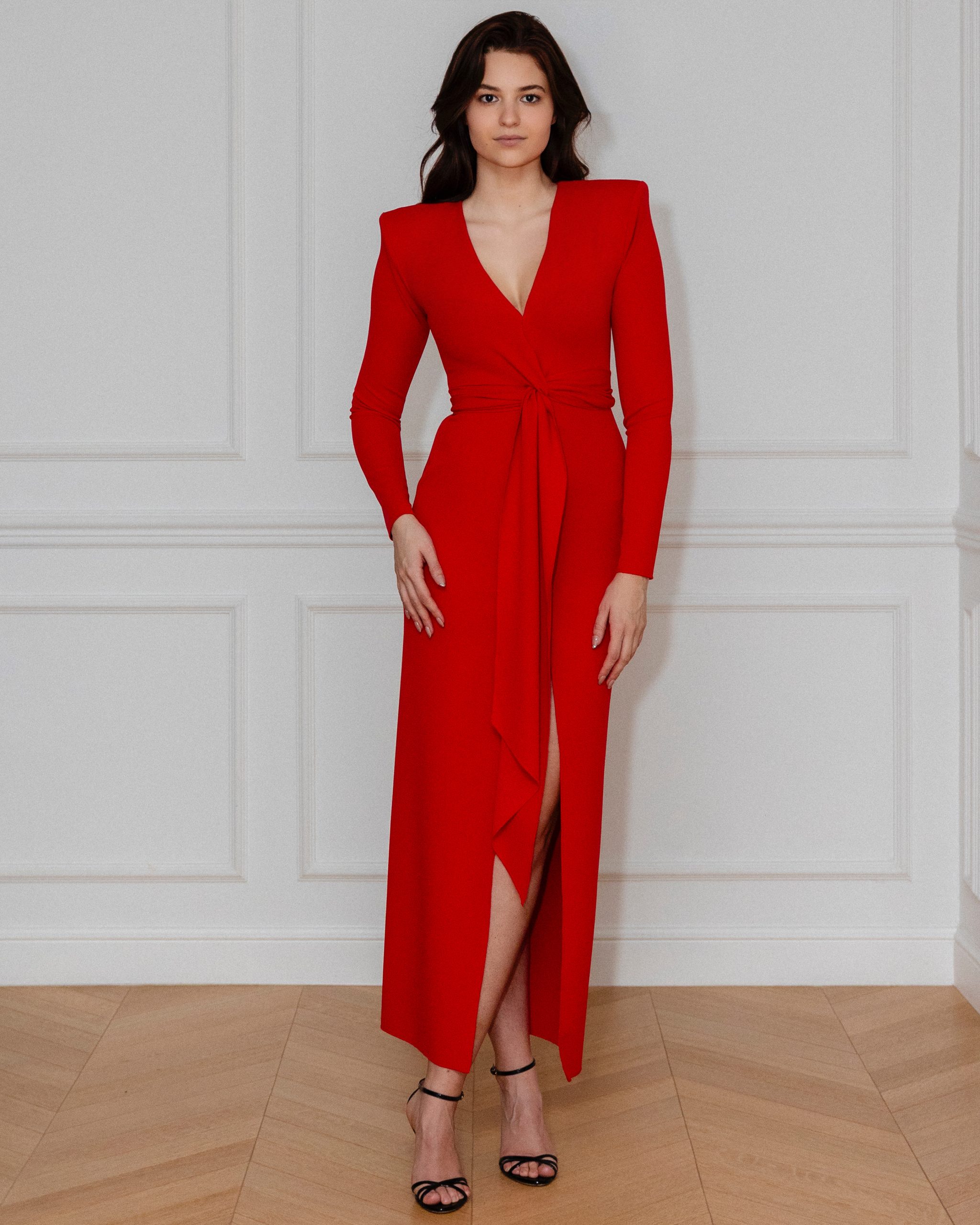 crvena haljina LEXALEX