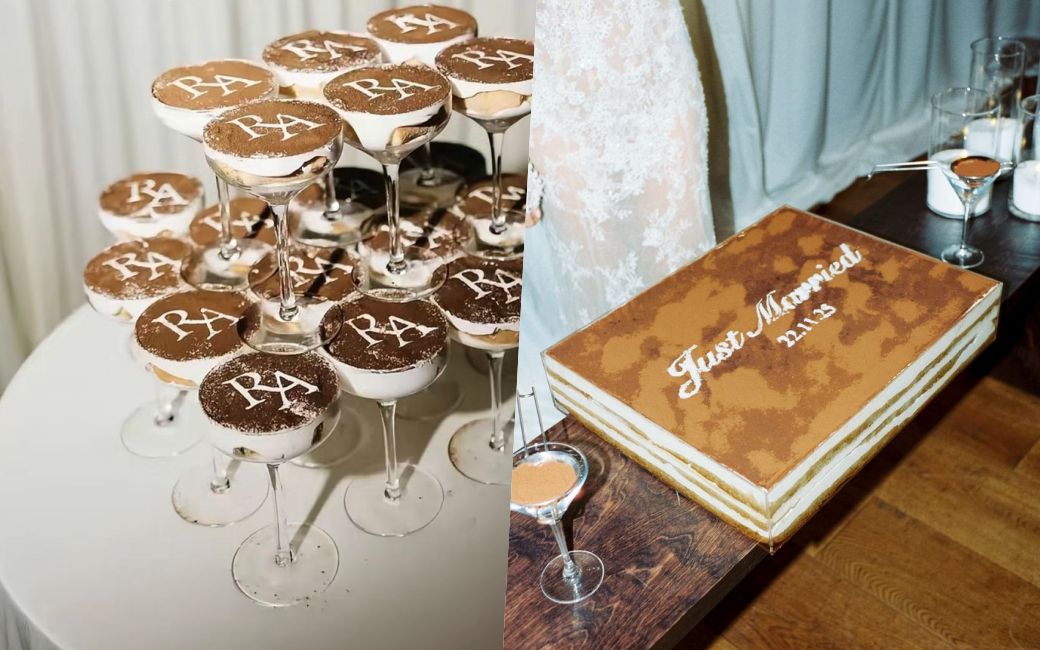 Tiramisu torta za vjenčanje