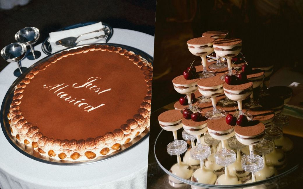 Tiramisu torta za vjenčanje