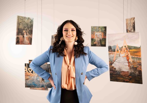 live wedding painter Dražena Andrić