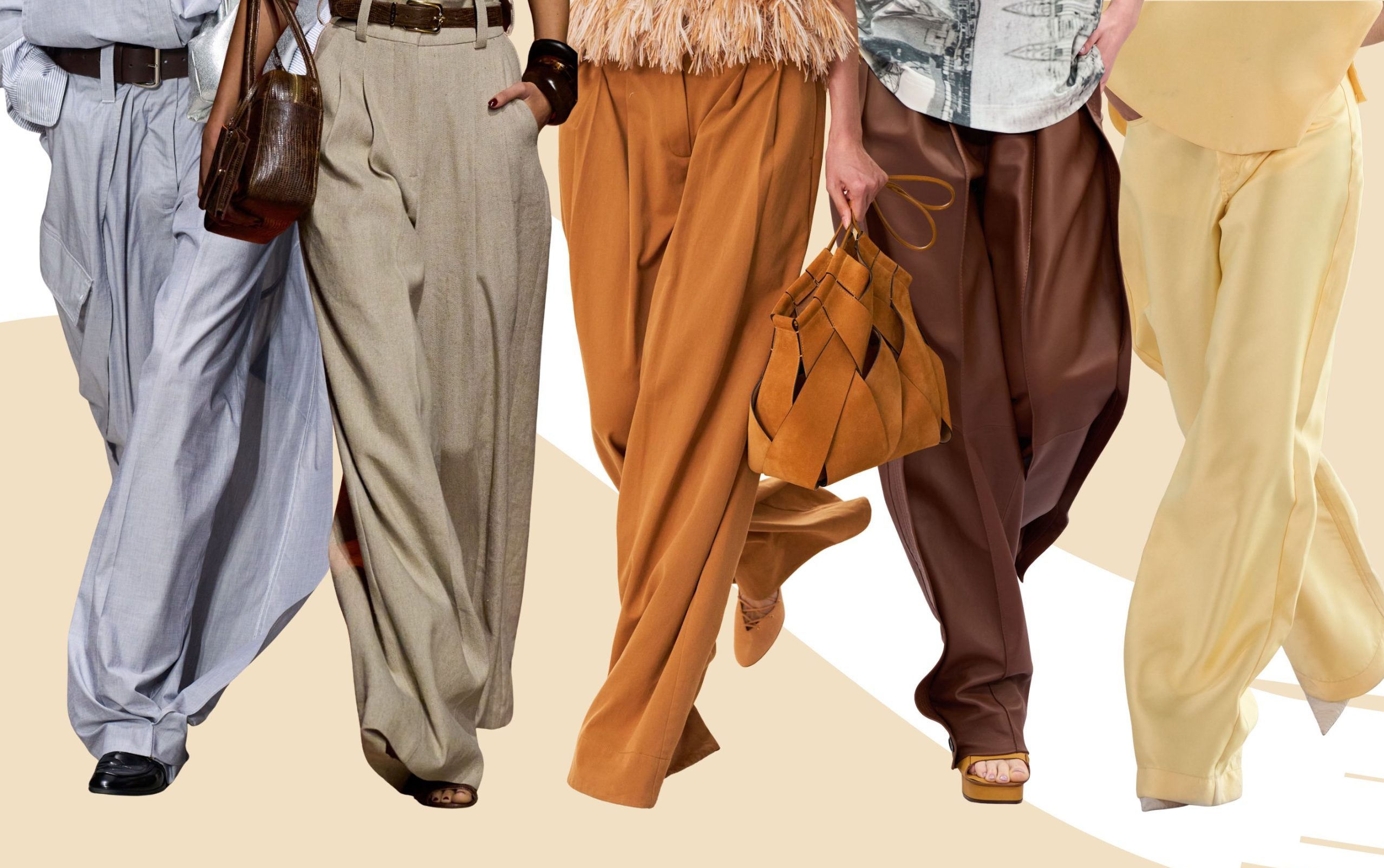 kroj hlača široke hlače trendovi za proljeće 2026