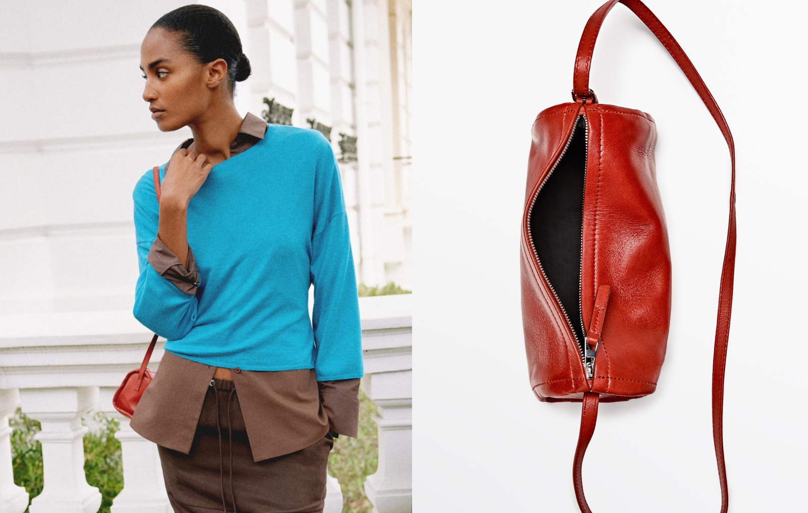 crvena torbica massimo dutti, Marie Claire Hrvatska