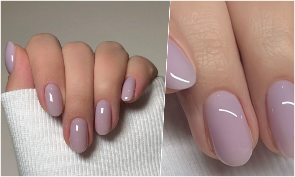 Mauve milk manikura manikure za jesen 2026